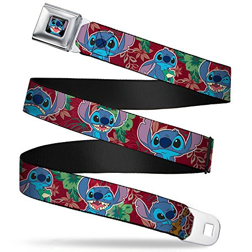 Buckle-Down Belts Buckle-down Seatbelt Lilo  and  Stitch Wdy238 Belt, Multicolor, 1.5 Wide - 24-38 Inches in Length US