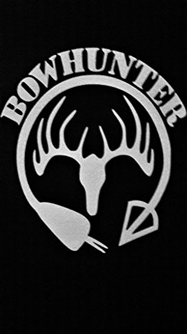 Chase Grace Studio Bow Hunting Bow Hunter Elk Deer Hunting Vinyl Decal Sticker|WHITE|Cars Trucks Vans SUV Laptops Wall Art|5.5" X 5"|CGS545 Chase Grace Studio Bow Hunting Bow Hunter Elk Deer Hunting Vinyl Decal Sticker|WHITE|Cars Trucks Vans SUV Laptops Wall Art|5.5" X 5"|CGS545