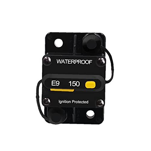 Reset Switch Circuit Breaker 150 Amp Circuit Breaker with Manual Reset for System Current Overload Protection CS-642A3