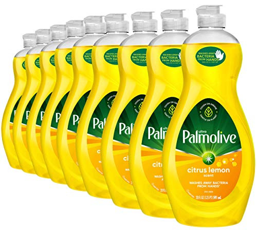 Palmolive Ultra Dishwashing Liquid Dish Soap, Citrus Lemon Scent- 20 Fluid Ounce -9 pack-