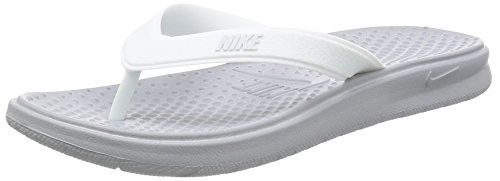 Nike Women's Solay Thong Sport Sandal, Wolf Grey/Pure Platinum-White, 6 Regular US