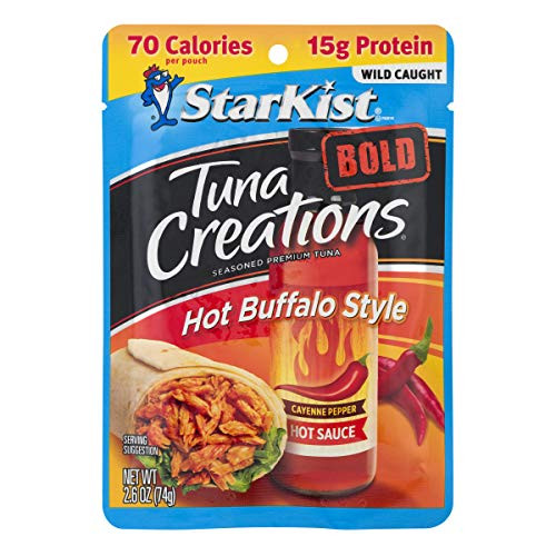 StarKist Tuna Creations BOLD Hot Buffalo Style - 2.6 oz Pouch -Pack of 24- -Packaging May Vary-