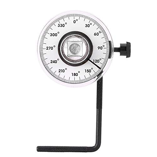 EVTSCAN Drive Torque Angle Gauge,360 Adjustable 1/2 Inch Drive Torque meter Wrench Set,Professional Measure Tool