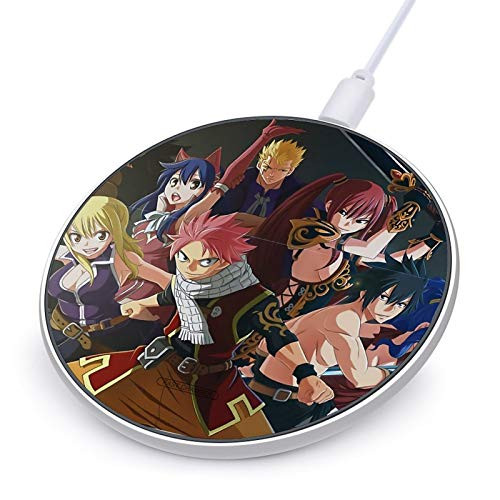 Fairy Tail Fast Wireless Charger Wireless Charging Pad ?10W? Unibody Charging Pad Compatible for All Qi-Enabled Devices