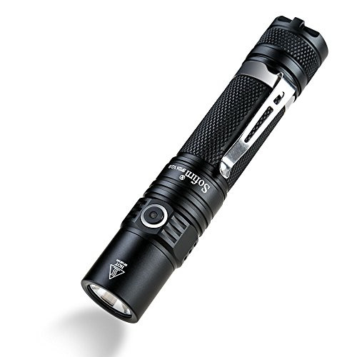 Sofirn SP32A V2.0 18650 Flashlight High Lumens, CREE XPL2 LED 1300 Lumen, Super Bright EDC Pocket Light with Power Indicator, ATR, 2 Groups for Camping Hiking (Battery NOT Included)