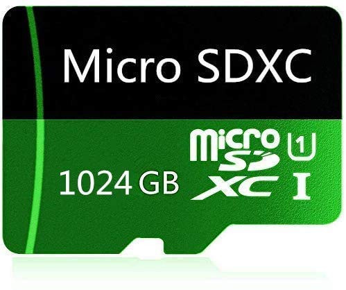 1024GB Micro SD SDXC Card High Speed Class 10 Flash Memory Card with SD Adapter for Android Smartphones and Tablets -A-1024GB-