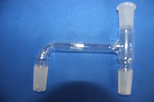 Lab glassThree Way 3-Way Distillation Adapter 24/40 Joints, Distilling Connecting Adapter