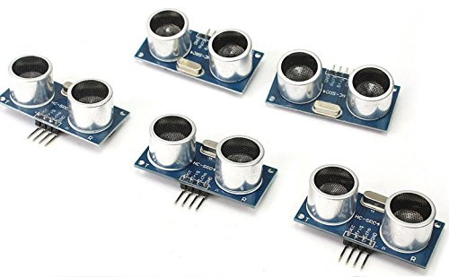 Exiron 10pcs Ultrasonic Module HC-SR04 Distance Measuring Transducer Sensor for Arduino
