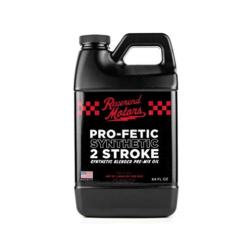 2 Stroke Oil, Synthetic Premix Racing Blend, High Performance 2 Cycle Engine Oil - 64 oz- Reverend Motors