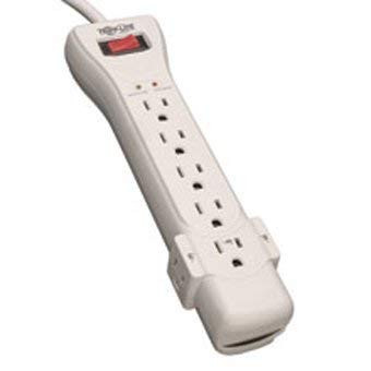 Tripp Lite Surge Suppressor 7-Outlet 7-Feet Cord 2350 Joule Gray
