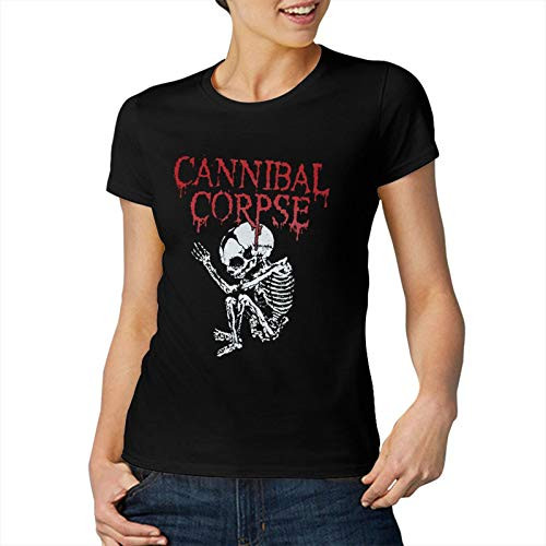 Cannibal Corpse Women T Shirt Unique Summer Round Neck Tops Short Sleeve Tees Black