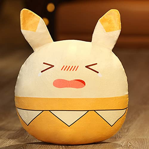 TANSHOW Dodoco Genshin Impact Plush Klee Bouncing Bomb Ball Throw Pillow Doll Toy Merch Stuffed Plush Game Anime Room Decor -13.7 inch Shyness-