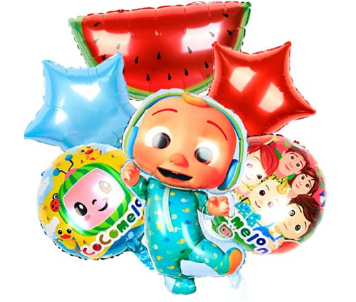 6PCS cocomelon balloon is suitable for cocomelon theme party cocomelon birthday party Balloon decoration supplies 6PCS cocomelon balloon is suitable for cocomelon theme party cocomelon birthday party Balloon decoration supplies
