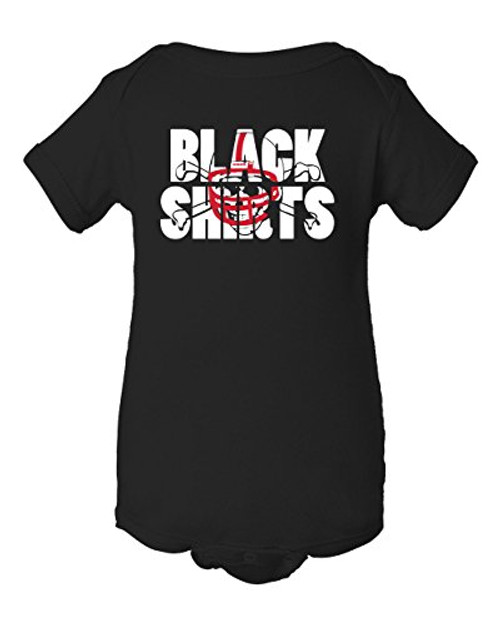 CornBorn Nebraska Huskers Football BLACKSHIRTS Infant Onesie - Black - 18M CornBorn Nebraska Huskers Football BLACKSHIRTS Infant Onesie - Black - 18M