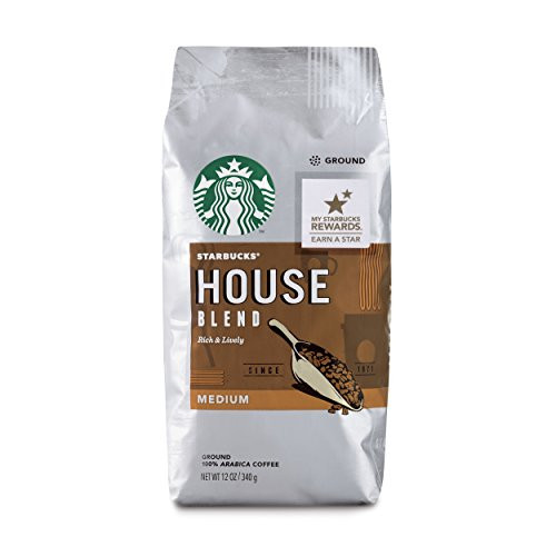 Starbucks Medium Roast Ground Coffee House Blend 100 percent Arabica 6 bags -12 oz. each- Starbucks Medium Roast Ground Coffee House Blend 100 percent Arabica 6 bags -12 oz. each-