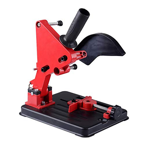 RO&LY 100-125 Angle Grinder DIY Angle Grinder Stand Grinder Holder Cutter Support Bracket Holder Cutting Machine Cast Iron Base for 100/115/125mm Angle Mill