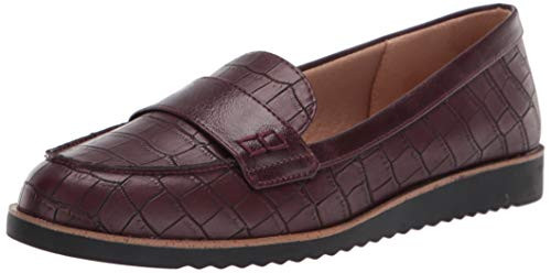 LifeStride womens Zee Loafer, Pinot Noir, 7 US