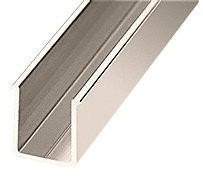 C.R. LAURENCE S1F720PNEXT CRL Polished Nickel 72" Snap-In Filler Insert for Shower Door Header