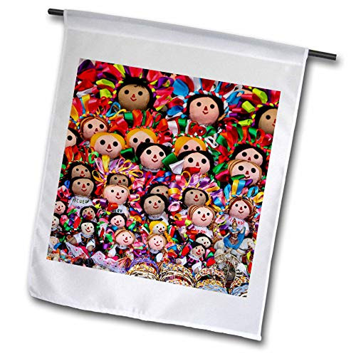3dRose Guanajuato in Central Mexico. Vendor Display Colorful Dolls for Sale - Flags -fl-330891-2-