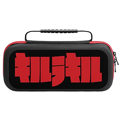 Kill La Kill Logo Travel Case Carrying Pouch for Nintendo Switch, Protective Cover Game Bag for Switch Joy-Con Accessories Hold 20 Game Cartridge