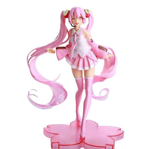 RKJOO Project Diva Hatsune Miku Sakura Version Figure, 7.7 inches