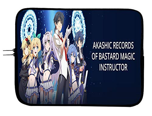 Brand4 Akashic Records of Bastard Magic Instructor Anime Laptop Case Sleeve Anime Bag 13 13.3" Anime Computer Bag Laptop/Tablet Water Repellent Neoprene Cushioned Case