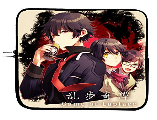 Rampo Kitan Game of Laplace Anime Laptop Sleeve Bag 11 Inch Tablet  and  Computer Case - Protects Notebooks  and  Tablets - Anime Computer Bag - Fit Devices with Up to 11.6 Inch Display