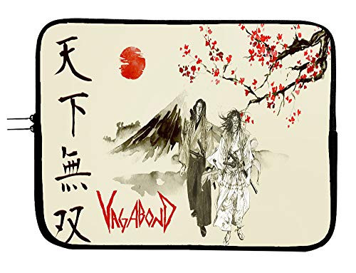 Vagabond Anime Laptop Sleeve Bag 11 Inch Tablet  and  Computer Case - Protects Notebooks  and  Tablets - Anime Computer Bag - Fit Devices with Up to 11.6 Inch Display