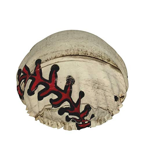 Double Layers Shower Cap,Bowling Ball Sports Background,Reusable Waterproof Elastic Bath Caps for All Hair Lengths Double Layers Shower Cap,Bowling Ball Sports Background,Reusable Waterproof Elastic Bath Caps for All Hair Lengths
