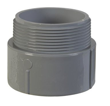 Cantex Pvc Male Terminal Adapter Threaded 2 " Ul Schedule 40