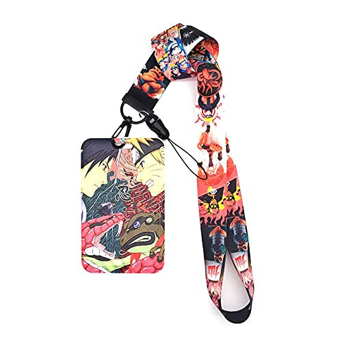 Naruto Anime Lanyard Keychain ID Card Badge Holder