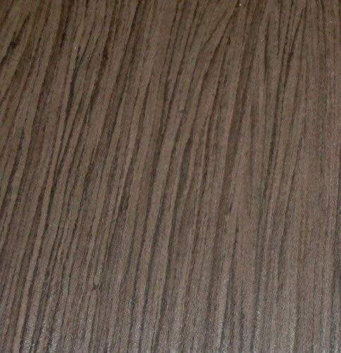 Ebony Brown composite wood veneer sheet 6" x 15" raw no backing 1/42" thick 607