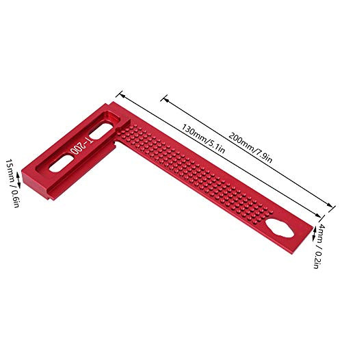 Framing Ruler, L Ruler, Rust?Proof Hole Ruler, Layout Tool for Measuring Framing Marking Roofing