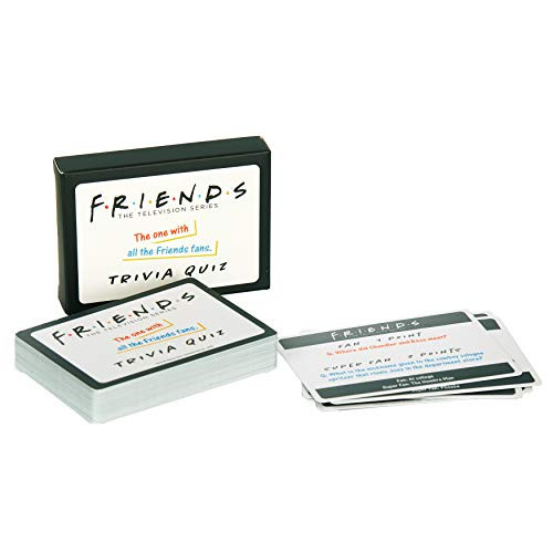 Paladone PP6444FR Friends TV Show Trivia Quiz 2nd Edition Game, 50 Cards with 100 Easy and Super Hard Questions