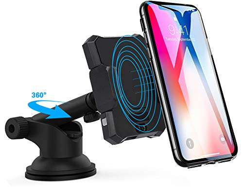 Qi Wireless Car Charger Mount, Dgtal Infrared Automatic Induction Car Charging Holder Fast Wireless Phone Holder Air Vent Charging Bracket for Apple iPhone XR XS Max X 8 Samsung All Qi Enabled Phones Qi Wireless Car Charger Mount, Dgtal Infrared Automatic Induction Car Charging Holder Fast Wireless Phone Holder Air Vent Charging Bracket for Apple iPhone XR XS Max X 8 Samsung All Qi Enabled Phones