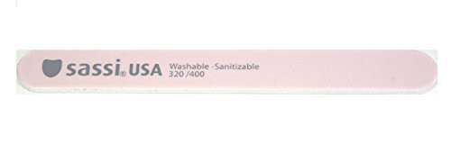 Sassi Pink Jumbo Emery Board 320/400 Grit 25 pieces
