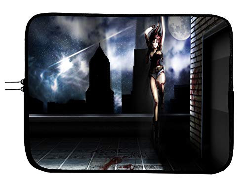 Brand3 Black Lagoon Anime Laptop Sleeve Bag Mousepad Surface 13 13.3 Sleeve Stylish Anime Computer Bag Laptop Sleeve Tablet Laptop/Tablet Water Repellent Neoprene Cushioned Case