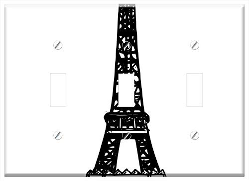 Switch Plate Triple Toggle - Eiffel Tower France Landmark Paris Tower