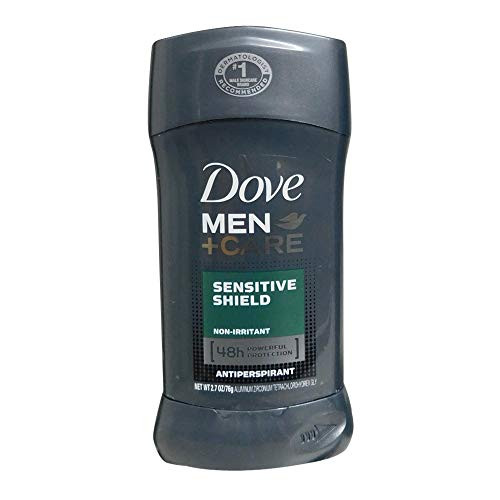 Dove Men Plus Care Antiperspirant Stick- Sensitive Shield- 2.7 Oz -Pack of 2-
