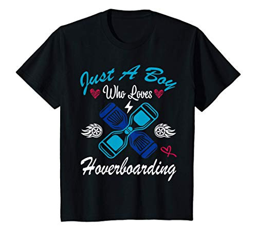Kids Just a Boy who loves Hoverboarding Funny Idea For Hoverboard T-Shirt
