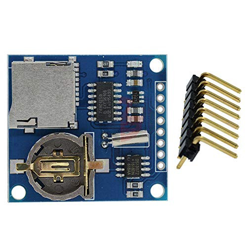 Mini DS1307 V1.0 Real Time Clock Logging Recorder Data Logger Shield Module Micro SD Card Slot for Arduino Raspberry Pi