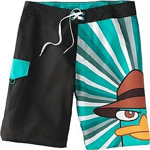 Animewild Disney Phineas and Ferb Perry The Platypus Board Shorts - 32 Animewild Disney Phineas and Ferb Perry The Platypus Board Shorts - 32