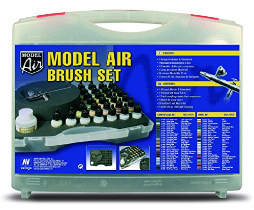 Vallejo Basic Colors Model Air Paints, 17ml