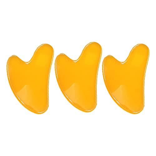 Gua Sha Scraping Massage Tool Gua Sha Board Facial Beauty Massage Equipment Gua Sha Scraping Sheet 3pc Gua Sha Facial Tool Yellow Gua Sha Scraping Massage Tool Gua Sha Board Facial Beauty Massage Equipment Gua Sha Scraping Sheet 3pc Gua Sha Facial Tool Yellow