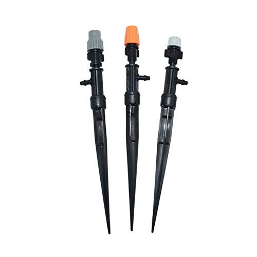 MANHONG Irrigation Dripper Irrigation Atomizing Nozzle Bracket Garden Hose Sprinkler Nozzle Cone Watering Plant Garden Watering 3pcs -Color : Multi-