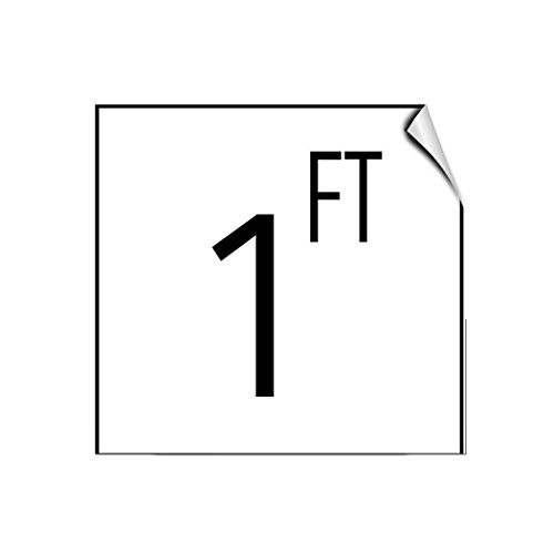 1 Feet Activity Pool LABEL DECAL STICKER Sticks to Any Surface