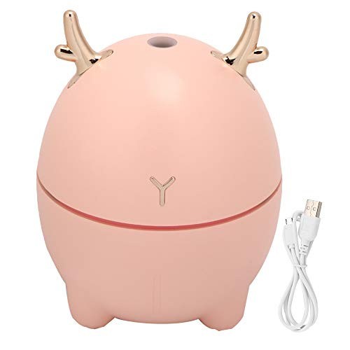 Humidifier- Quiet and Small Humidifier for Bedroom Nightstand- Adjustable Mist Mode and Auto Shut-Off- Cool Mist Mini Humidifier