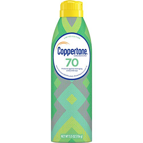 Coppertone ULTRA GUARD Sunscreen Continuous Spray SPF 70 -5.5 Ounce- -Packaging may vary- Coppertone ULTRA GUARD Sunscreen Continuous Spray SPF 70 -5.5 Ounce- -Packaging may vary-