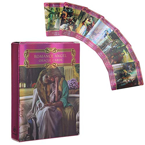Junlucki Future Telling Tarot Card - Tarot Cards Deck Guidance - Mysterious Tarot Cards for Beginers Fate Divination Card Family Party Table Game Gift for Predicting Marriage/Health/Fortune