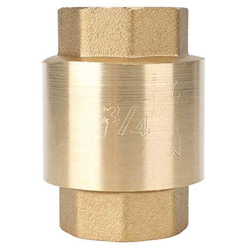High Accuracy Brass Threaded One Way Non-Return Check Valve for Water Gas Oil -G3/4"-